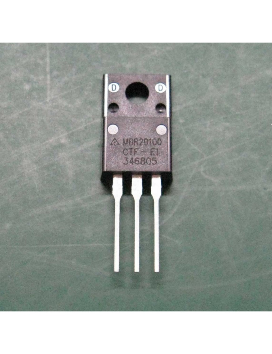 Diode Schottky MBR20100CT 20A (10a par diode) 100v TO-220