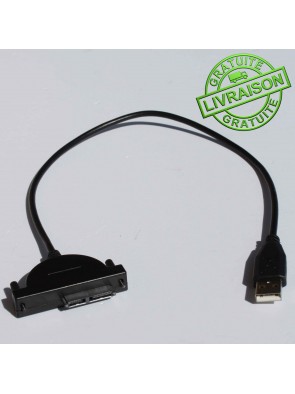 Convertisseur Adaptateur MiniSATA vers USB - mini SATA