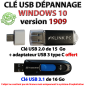 Clé USB de dépannage Windows 10 version 1909 (19H2)