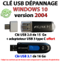 Clé USB de dépannage Windows 10 version 2004 (20H1)