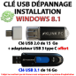 Clé USB de dépannage Windows 8.1