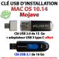 Clé USB installation Mac OS 10.14 Mojave