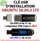 Clé USB d'installation Ubuntu 20.04.3 LTS