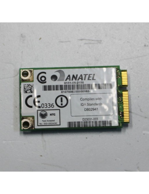 Intel D23031-005 WLAN Mini Anatel Carte - WM3945ABG Intel D23031-005 WLAN Mini Anatel Carte - WM3945ABG
