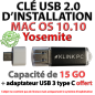 Clé USB d'installation Mac OS 10.10 Yosemite (Klink PC)