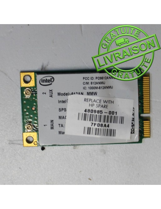 Carte Wifi Intel - 480985–001 Carte Wifi Intel - 480985–001