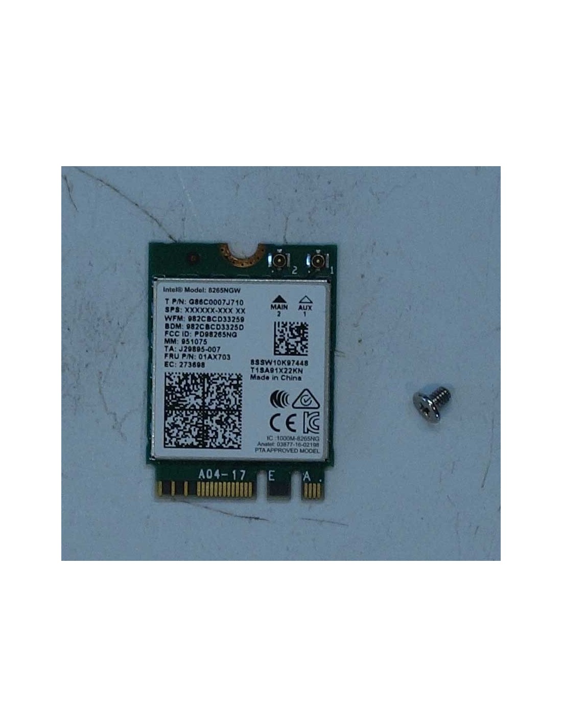 Carte WIFI et BLUETOOTH sans fil Asus X412D