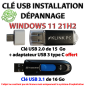 Clé USB d'installation de Windows 11 version 21H2