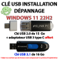 Clé USB d'installation de Windows 11 version 22H2