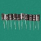 10 X Condensateur 6.3V 1200uf