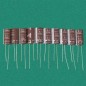 10 X Condensateur 6.3V 2200uf