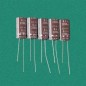 5 X Condensateur 6.3V 2200uf