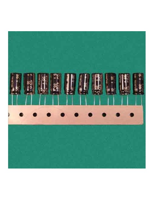 10 X Condensateur 35V 470uf