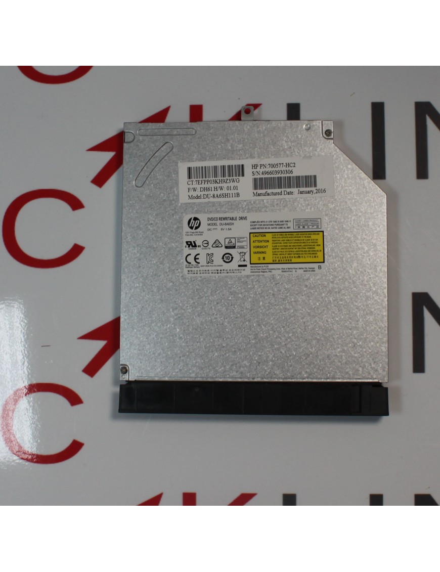 Lecteur graveur CD/DVD pour HP 250 TPN C125 DU-8A6SH111B