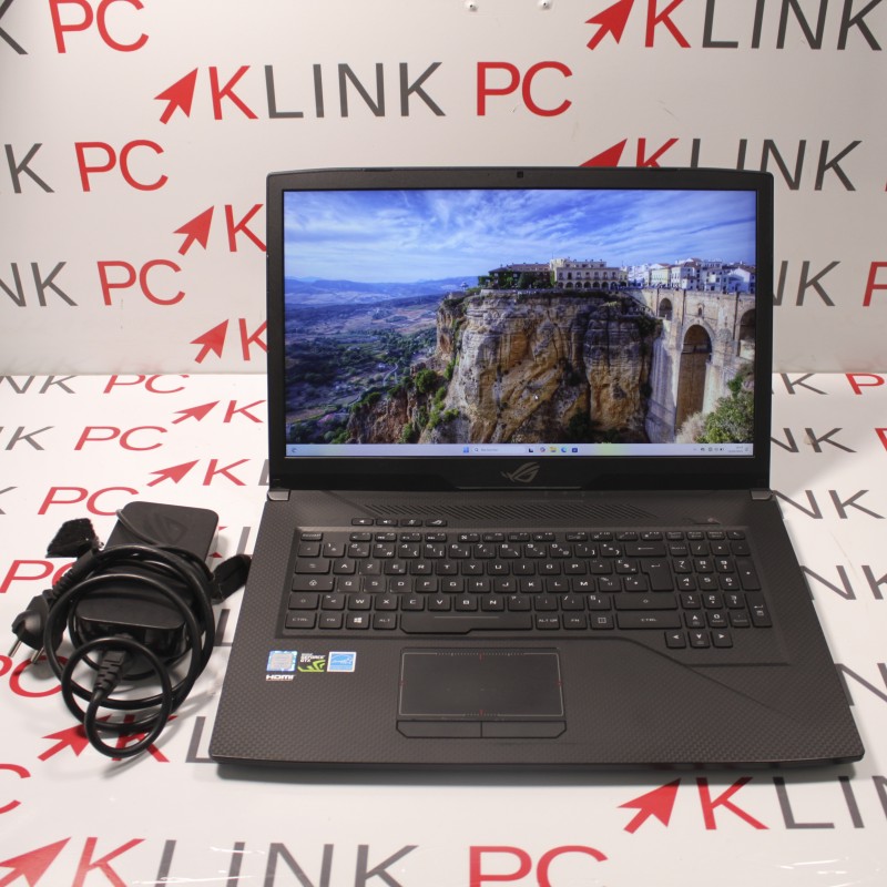 Asus ROG GL703GM, I7-8750H, GTX 1060 6gb, 32 Go Ram, 256 go SSD NVMe + 1 to HDD