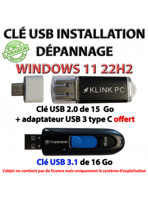 Clé USB d'installation de Windows 11 version 24H2